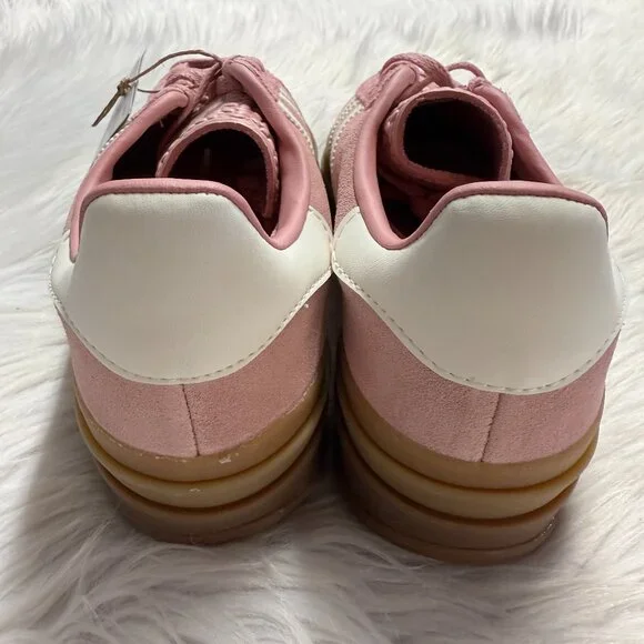 Adidas Gazelle Bold Wonder Mauve Off White Gum Womens JS3903 NEW Multi Sz - Picture 5 of 5
